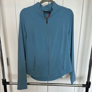 Athleta Blue Salutation Jacket